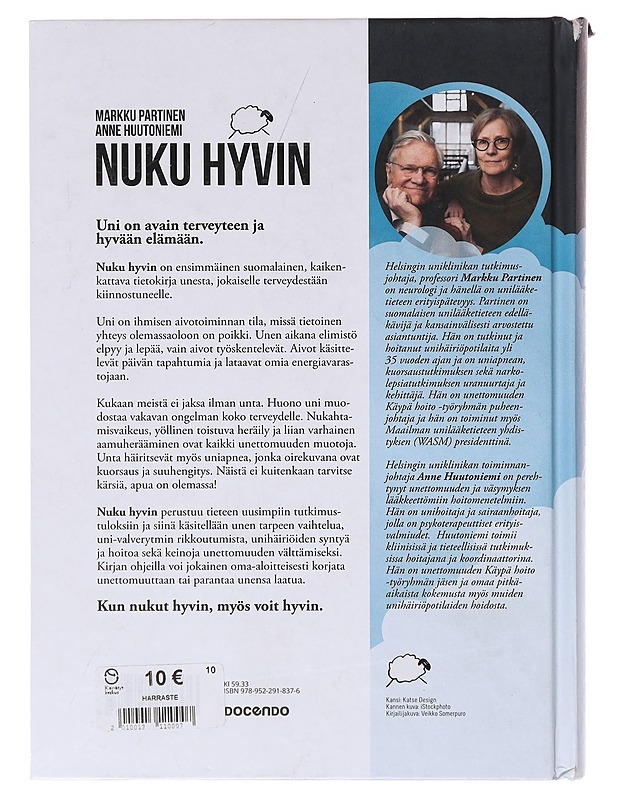 Nuku hyvin - Markku Partinen - Tietokirjat ja oppaat - 10105646318 - 1