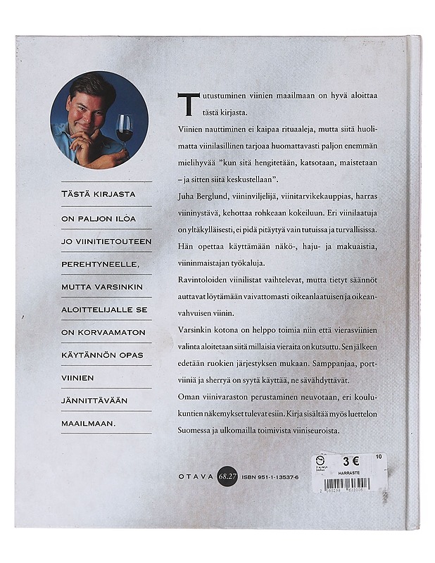 Viiniä mieli - Berglund, Juha - Tietokirjat ja oppaat - 10105646322 - 1