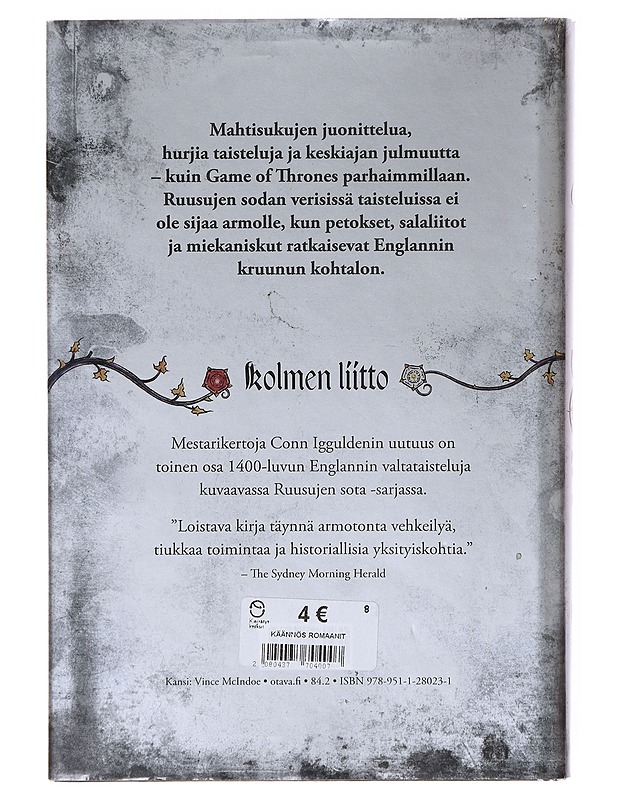 Kolmen liitto - Iggulden, Conn - Romaanit ja novellit - 10105646427 - 1