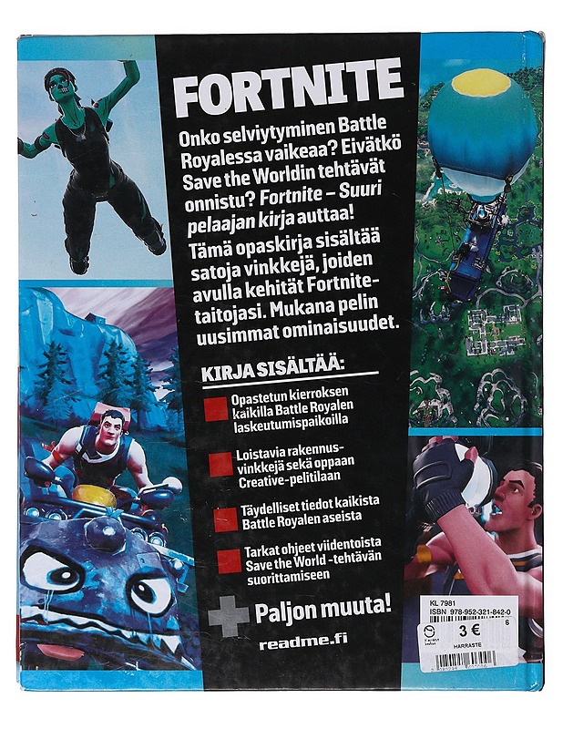 Fortnite / suuri pelaajan kirja : Battle Royale + Save the World - Collins, Barry - Tietokirjat ja oppaat - 10105646464 - 1