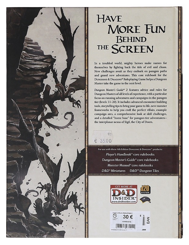 Dungeons & dragons: Dungeon Master's Guide 2 - James Wyatt, Bill Slavicsek, Robin D. Laws  - Tietokirjat ja oppaat - 10105646480 - 1