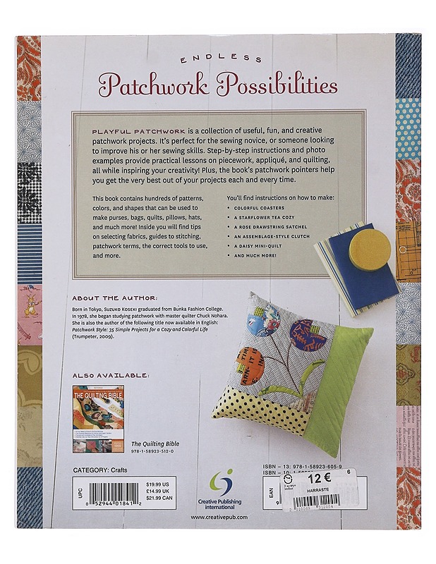 Playful Patchwork style - Suzuko Koseki - Tietokirjat ja oppaat - 10105646501 - 1