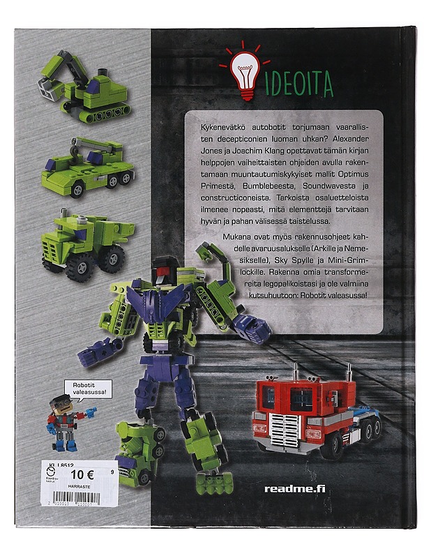 Transformer Lego® ideoita : jännittäviä Lego®-rakennusprojekteja - Jones, Alexander - Tietokirjat ja oppaat - 10105646502 - 1