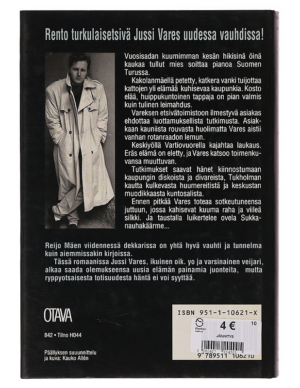 Vares: Sukkanauhakäärme - Reijo Mäki - Romaanit ja novellit - 10105646536 - 1
