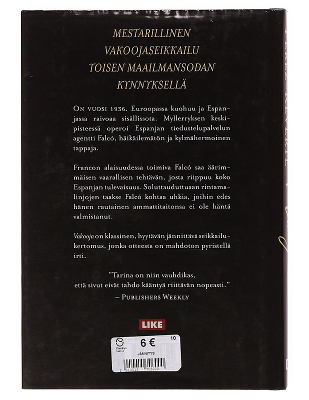 Vakooja - Pérez-Reverte, Arturo - Romaanit ja novellit - 10105646564 - 1