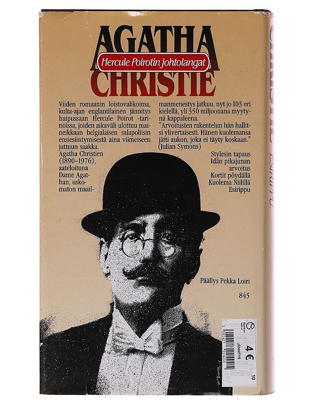 Hercule Poirotin johtolangat : Viisi kuulua mysteeriä - Agatha Christie - Romaanit ja novellit - 10105646571 - 1
