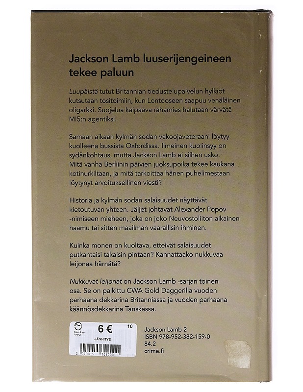 Nukkuvat leijonat - Herron, Mick - Jännitys ja dekkarit - 10105646604 - 1