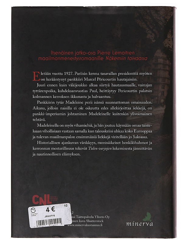 Tulen varjot - Lemaitre, Pierre - Romaanit ja novellit - 10105646629 - 1