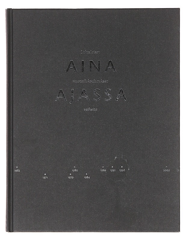Aina ajassa : lahtelaisen muotoilukoulutuksen vaiheita - Rantapuska, Elina - Historiakirjat - 10105646654 - 0