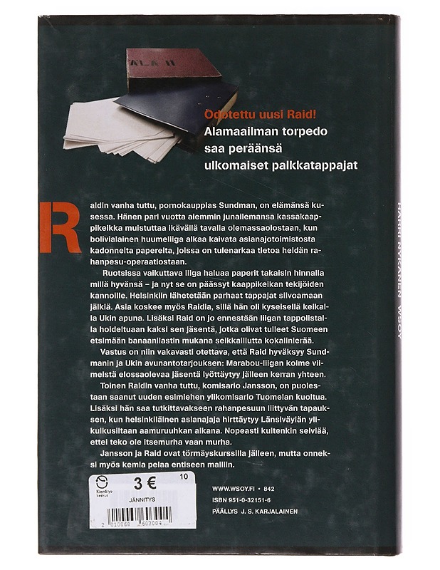 Raid ja tappajat / jännitysromaani - Harri Nykänen - Romaanit ja novellit - 10105646661 - 1
