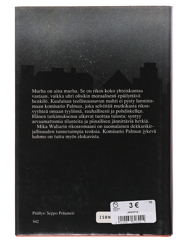 Komisario Palmun erehdys / salapoliisiromaani - Mika Waltari - Romaanit ja novellit - 10105646669 - 1