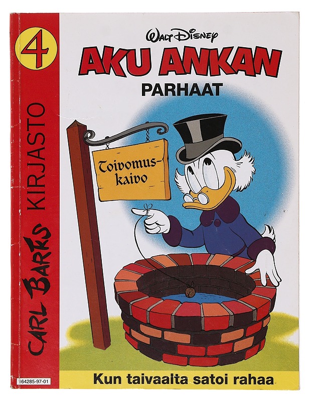Kun taivaalta satoi rahaa ja muita Aku Ankan parhaita - Barks, Carl - Sarjakuvat - 10105646828 - 0