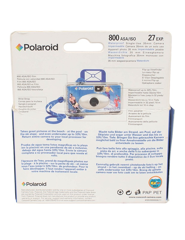 POLAROID -vedenkestävä kertakäyttökamera - Muu elektroniikka - 10105647150 - 1