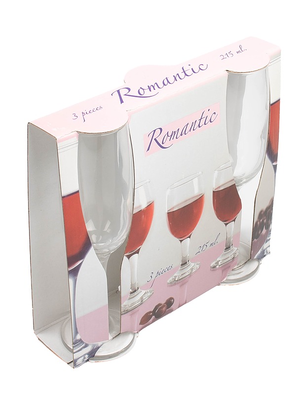Romantic lasisetti, 3 osaa - Lasit - 10105647204 - 0