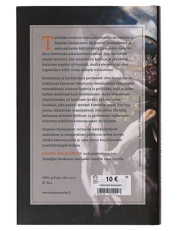 Taiteilijan omakuva nuoruuden vuosilta - Joyce, James - Romaanit ja novellit - 10105647208 - 1