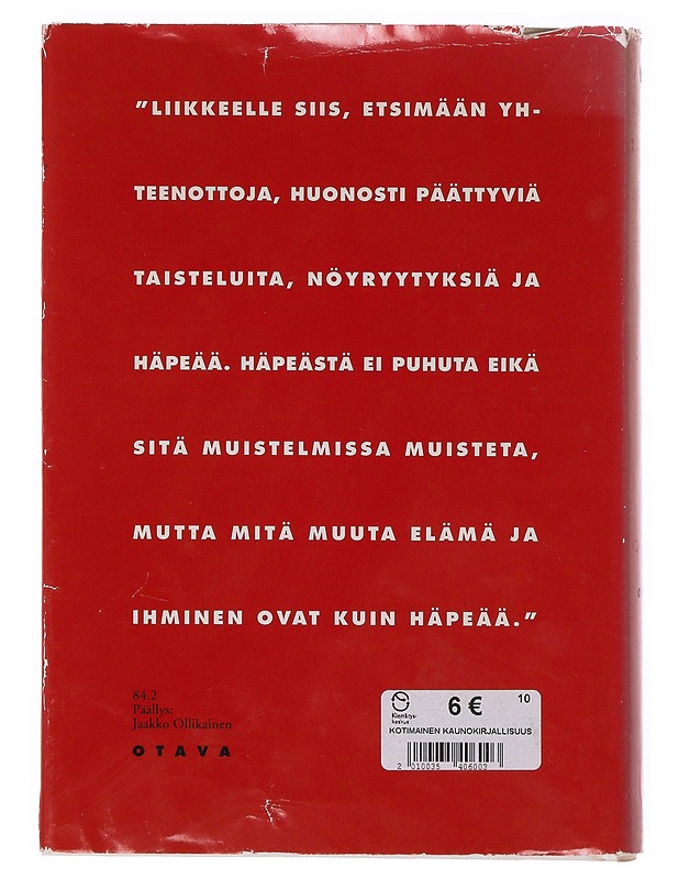 Häpeä : Vaellusromaani - Jouko Turkka - Romaanit ja novellit - 10105647262 - 1
