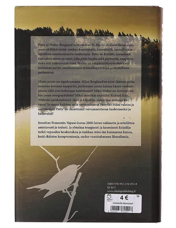 Vapaus - Franzen, Jonathan - Romaanit ja novellit - 10105647300 - 1