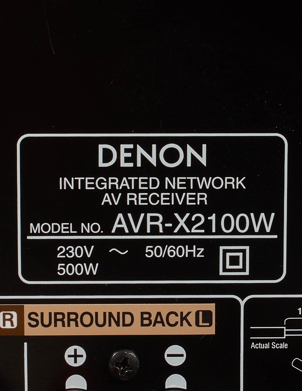 DENON AVR-X2100W 7.2-kanavainen kotiteatterivahvistin - Viihde-elektroniikka - 10105647343 - 3
