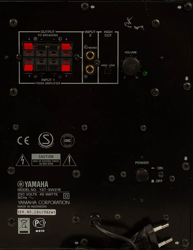 YAMAHA YST-SW216 10" aktiivisubwoofer - Audio - 10105647362 - 3