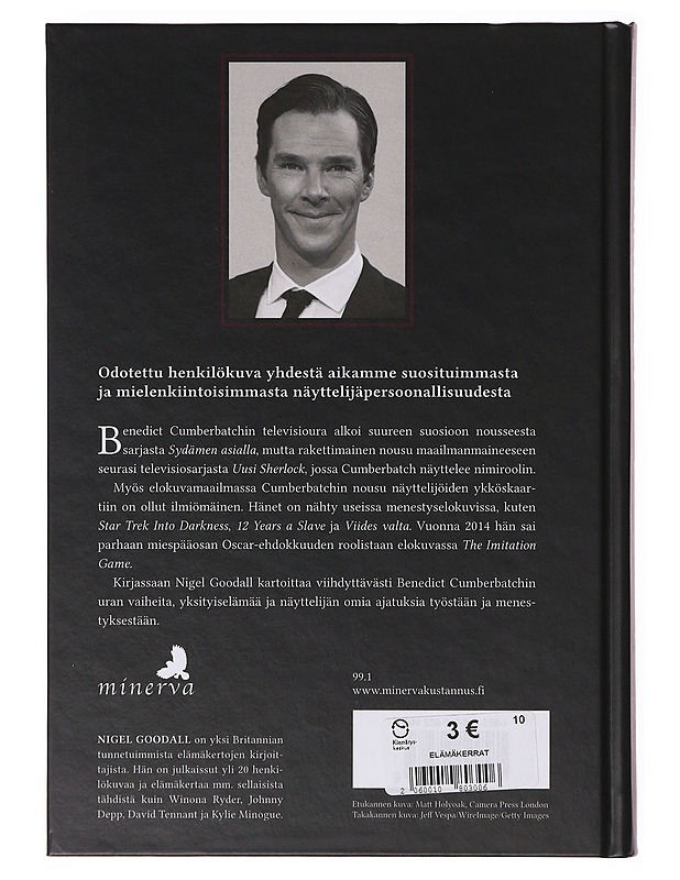 Benedict Cumberbatch / henkilökuva - Goodall, Nigel - Elämäkerrat ja muistelmat - 10105647383 - 1