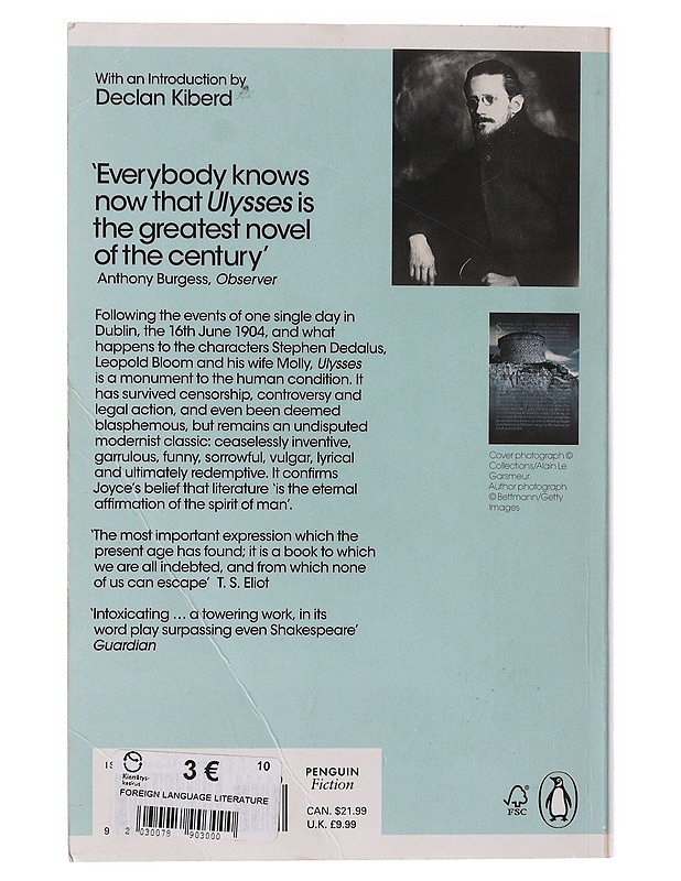 Ulysses - James Joyce - Romaanit ja novellit - 10105647465 - 1