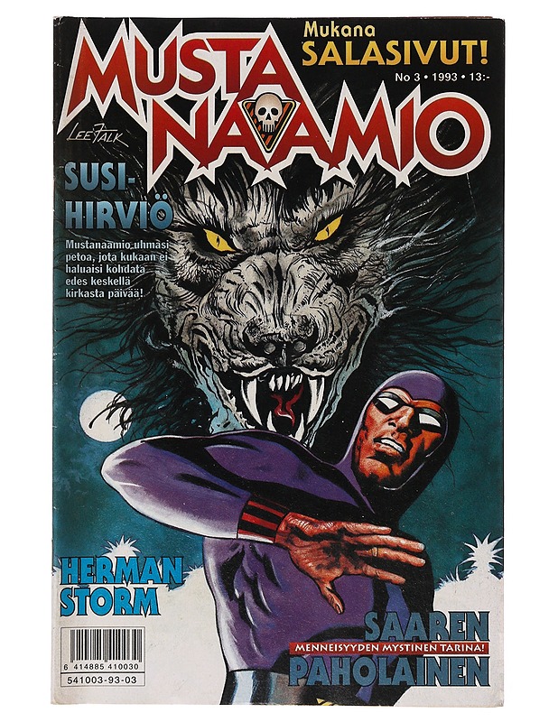 Mustanaamio N:o 3/1993 - Sarjakuvat - 10105647514 - 0
