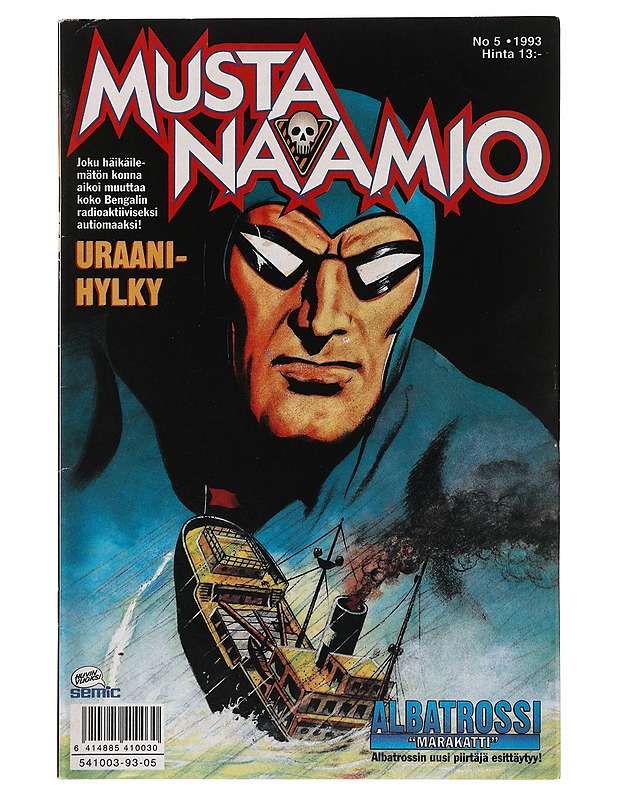 Mustanaamio 5/1993 - Sarjakuvat - 10105647523 - 0