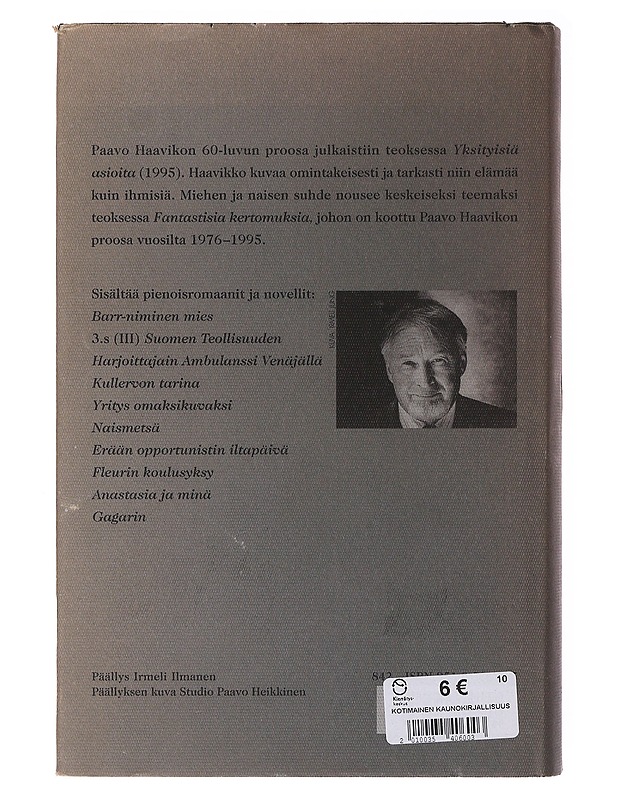 Fantastisia kertomuksia / proosa 1976-1995 - Paavo Haavikko - Romaanit ja novellit - 10105647545 - 1