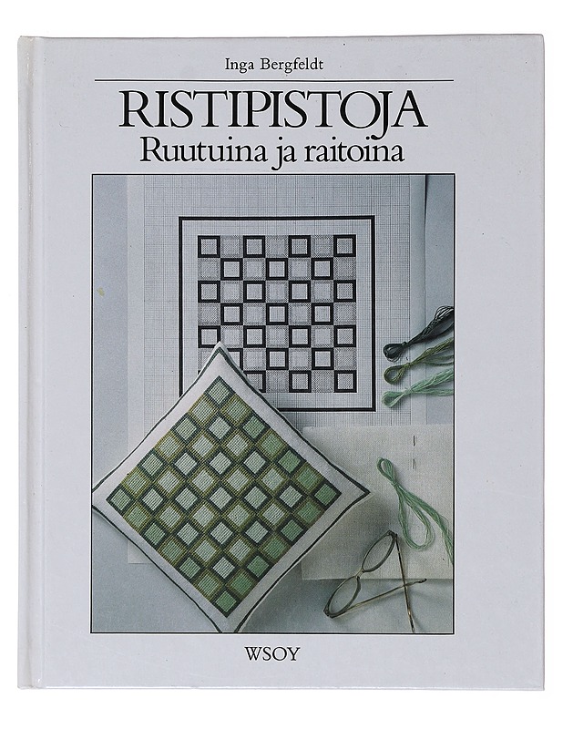 Ristipistoja ruutuina ja raitoina - Bergfeldt, Inga - Käsityökirjat - 10105647590 - 0
