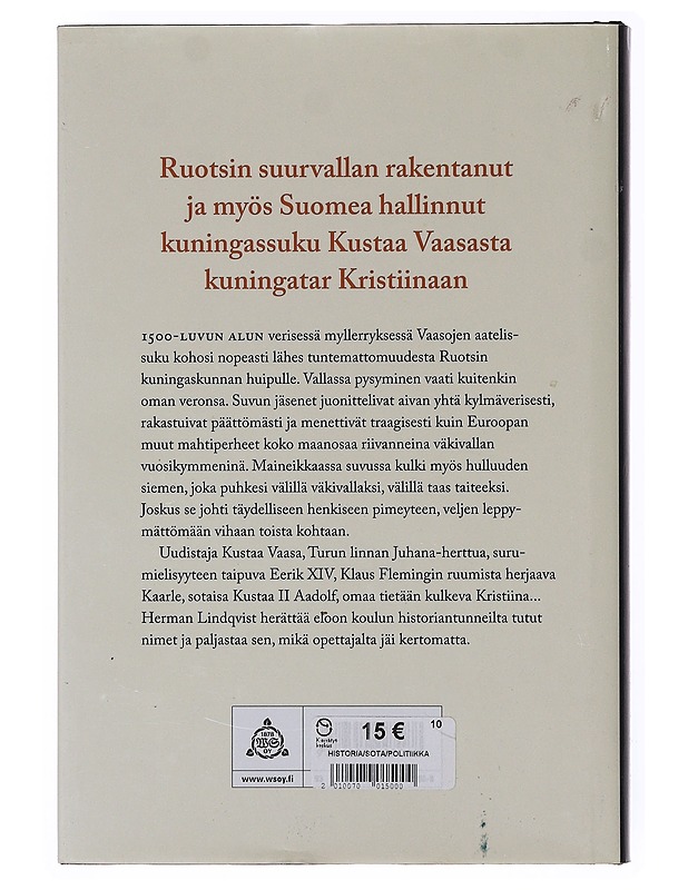 Villit Vaasat - Lindqvist, Herman - Elämäkerrat ja muistelmat - 10105647609 - 1