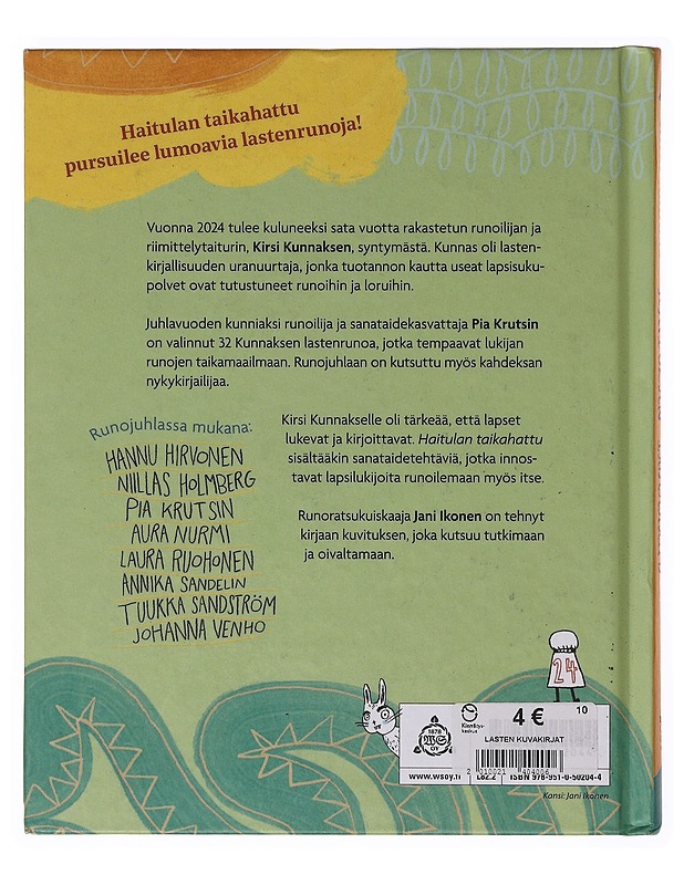 Haitulan taikahattu - Kunnas, Kirsi - Lastenkirjat - 10105647617 - 1