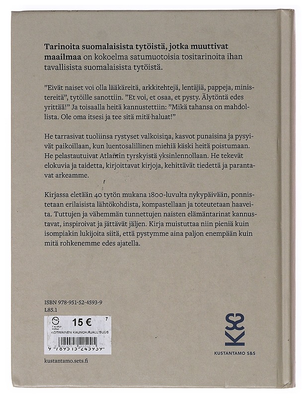 Tarinoita suomalaisista tytöistä, jotka muuttivat maailmaa - Salminen, Ida - Elämäkerrat ja muistelmat - 10105647636 - 1