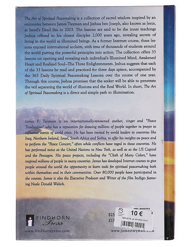 The Art of Spiritual Peacemaking - James F. Twyman - Hyvinvointikirjat - 10105647640 - 1