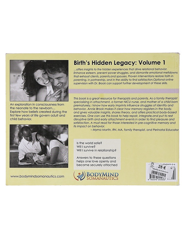 Birth's hidden Legacy: Volume 1 - Annie Brook - Tietokirjat - 10105647661 - 1