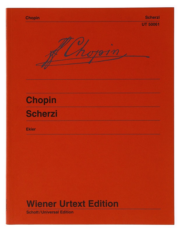 Frédéric Chopinin Scherzi-nuottikirja (Wiener Urtext Edition) - Jan Ekier - Historiakirjat - 10105647693 - 0