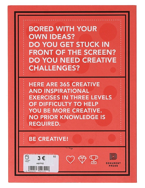 Brain food: A daily dose of creativity - Lindberg, Klara & Frederiksen, Magnus - Tietokirjat ja oppaat - 10105647704 - 1